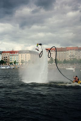 Flyboardhow v Praze